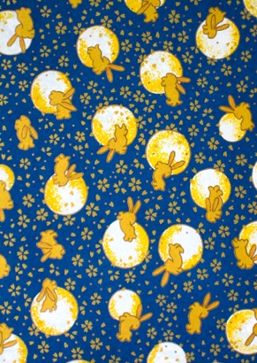 
Bunnies Over the Moon