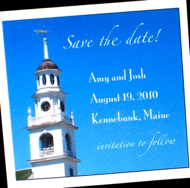 
Church Steeple Save the Date