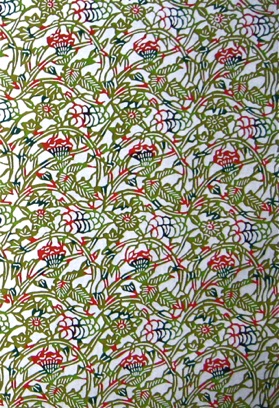 
Green Tea
olive on white with red and black