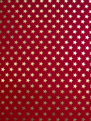 
Gold Stars on red