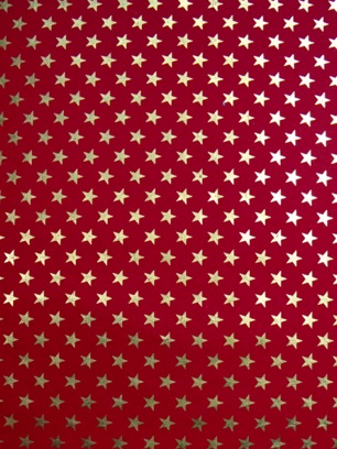 
Gold Stars on red