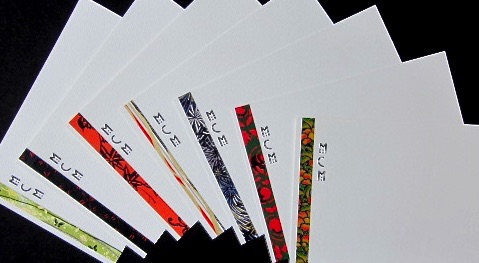 
Variety of washi embellishments 
Flat card, Strathmore Pastelle 5 x 7